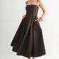 Letty Contour A-Line Brown Dress
