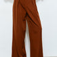 Lina High Waist Pleated Front Wide Leg Pants