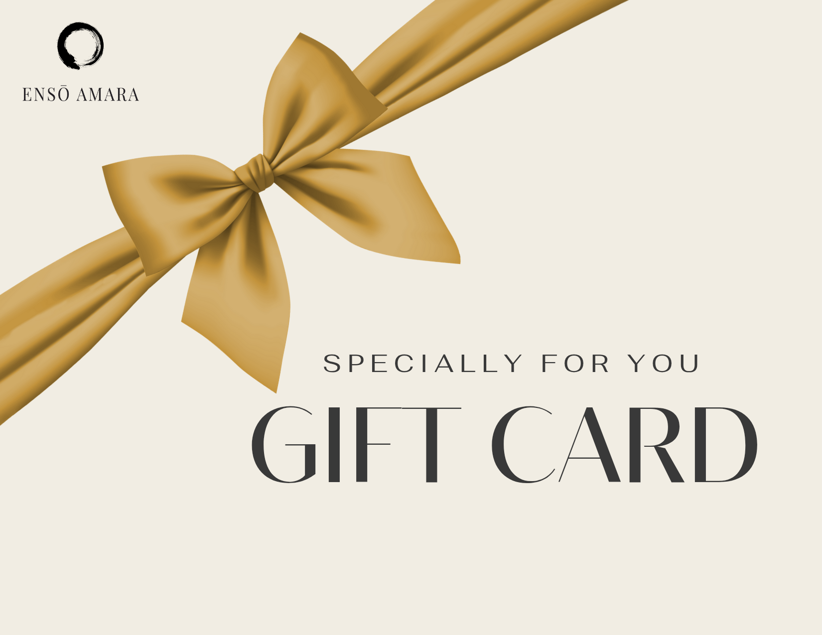 Gift Card de moda femenina - Regala elegancia y libertad de elección | [Enso Amara]