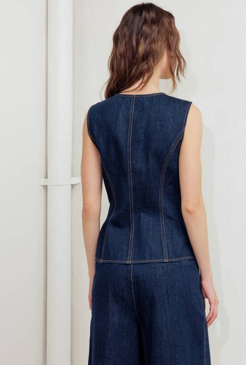 Sonia Denim Vest