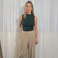 Heber Olive Wide Leg Pant