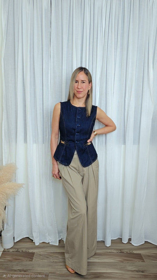 Heber Olive Wide Leg Pant